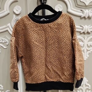 Country Road Girl Leopard Print Sweater Size 4